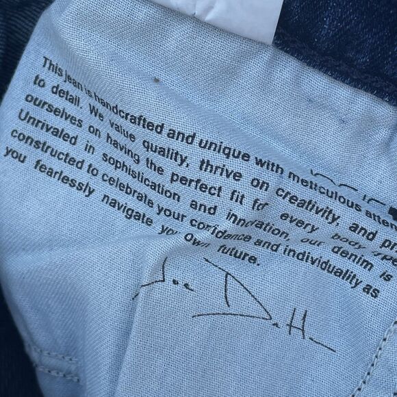 Joe's Jeans The Lara Cigarette Mid Rise Blue Denim Women's Sz 26 Tall Dark Wash - Picture 5 of 6